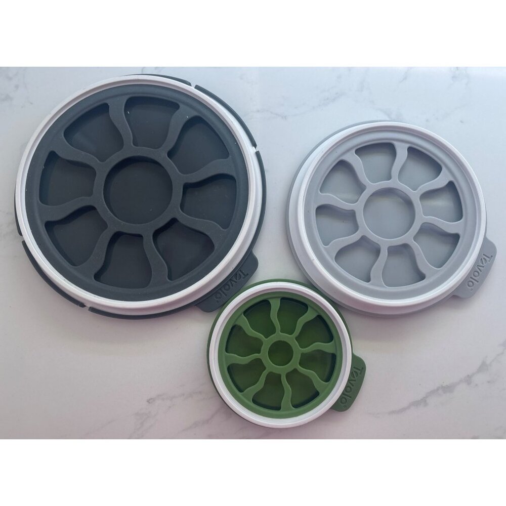 Tovolo Silicone Stretchable Fruit Lid Set - 3 Sizes